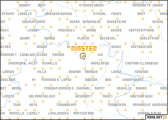 map of Ninster