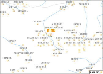 map of Nīnū