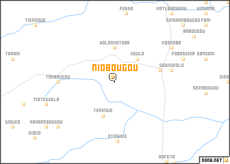 map of Niobougou