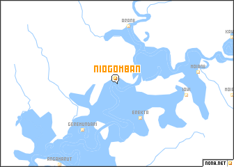 map of Niogomban