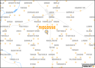 map of Niogossé