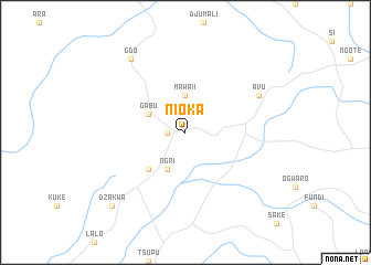 map of Nioka