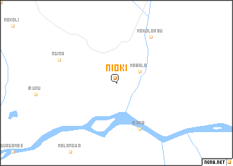 map of Nioki