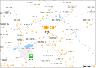 map of Nioko II