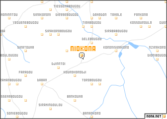 map of Niokona