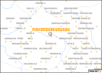 map of Niokorogbédougou