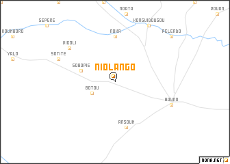 map of Niolango