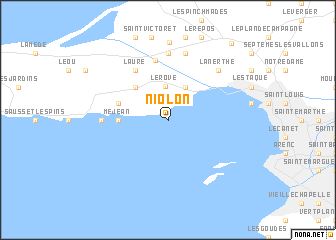 map of Niolon