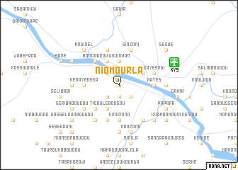 map of Niomourla