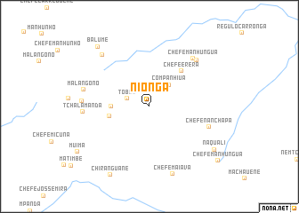 map of Nionga