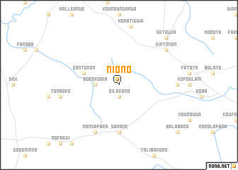 map of Niono