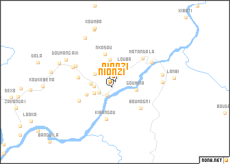 map of Nionzi