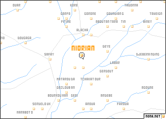 map of Niorian