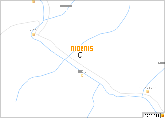 map of Nior Nis