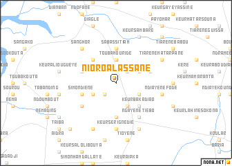 map of Nioro Alassane