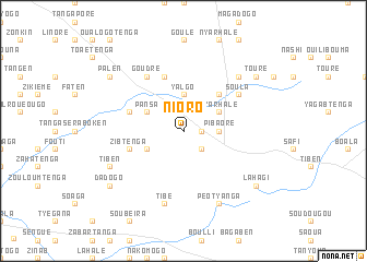 map of Nioro