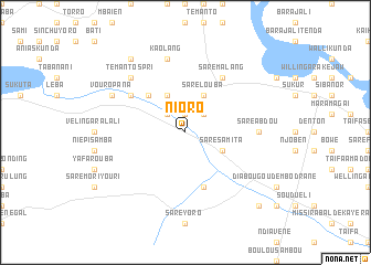 map of Nioro