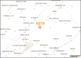 map of Niota