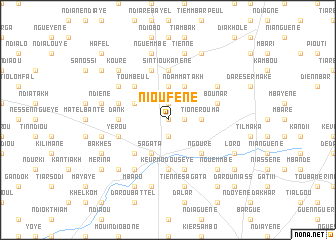 map of Nioufène