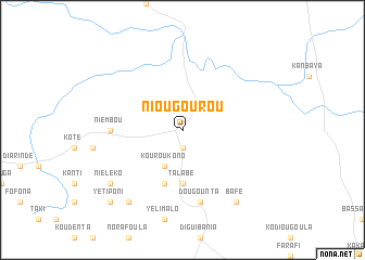 map of Niougourou