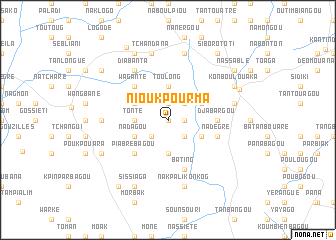 map of Nioukpourma