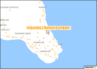 map of Nioumadzaha Mvoumbari