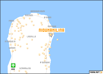 map of Nioumamilina