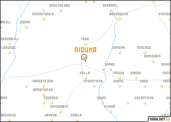 map of Niouma