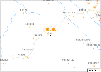 map of Nioungi