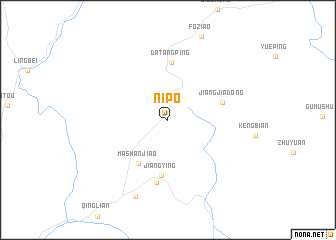 map of Nipo