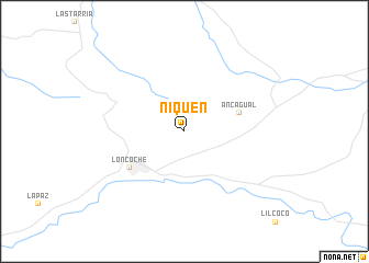 map of Niquén