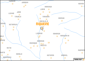 map of Niquere