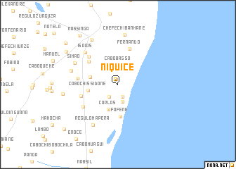 map of Niquice