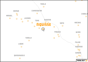 map of Niquisse