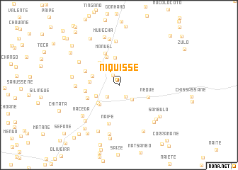 map of Niquisse