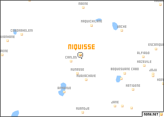 map of Niquisse