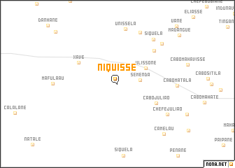 map of Niquisse