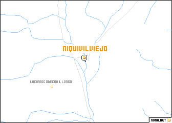map of Niquivil Viejo