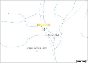 map of Niquivil