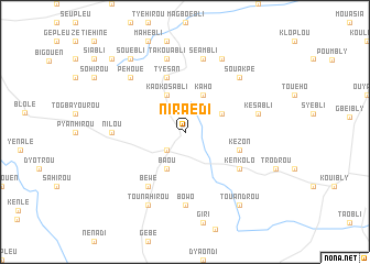 map of Niraédi