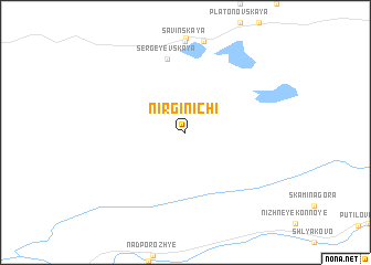 map of Nirginichi