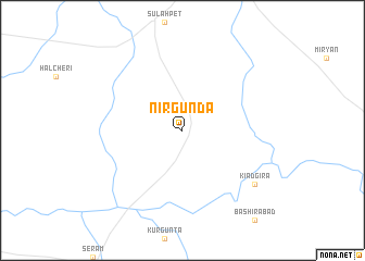 map of Nirgunda