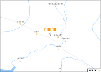 map of Niriān