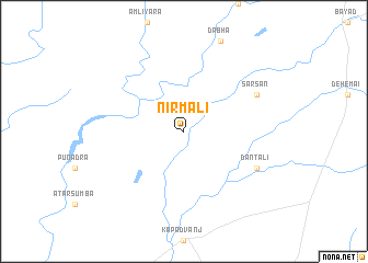map of Nirmāli