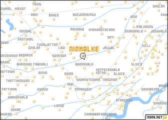 map of Nirmalke