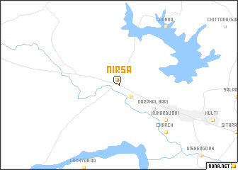 map of Nirsā