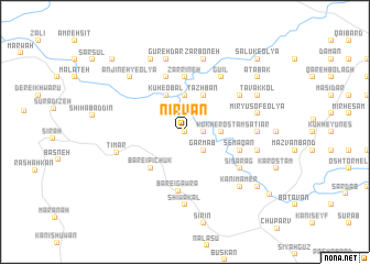 map of Nīrvān