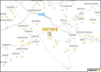 map of Nir Yafe