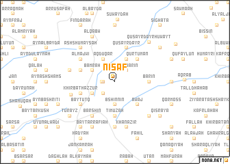 map of Nīşāf