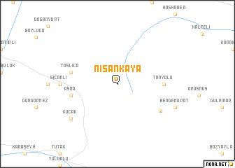 map of Nişankaya